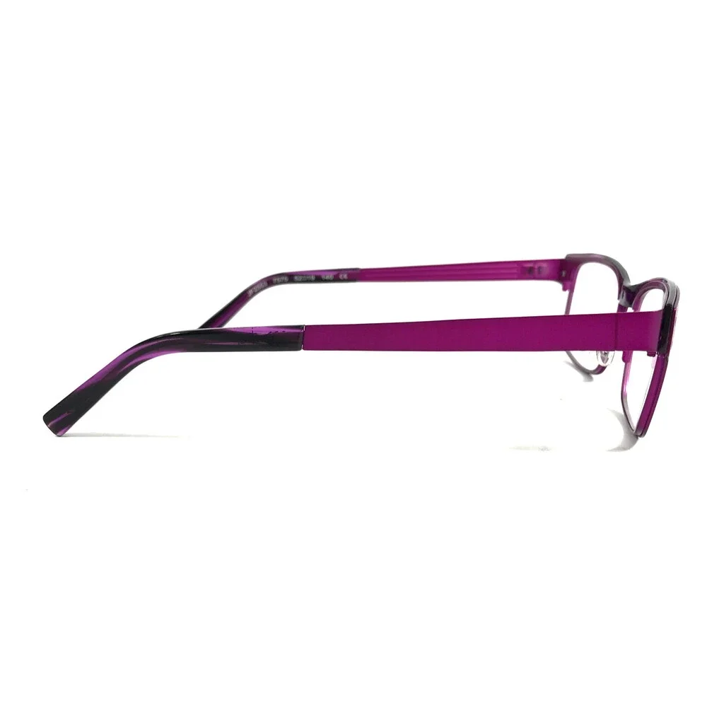 J.F. Rey Eyeglasses Frames JF2553 7575 Matte Purple Horn Rectangular 52-19-140